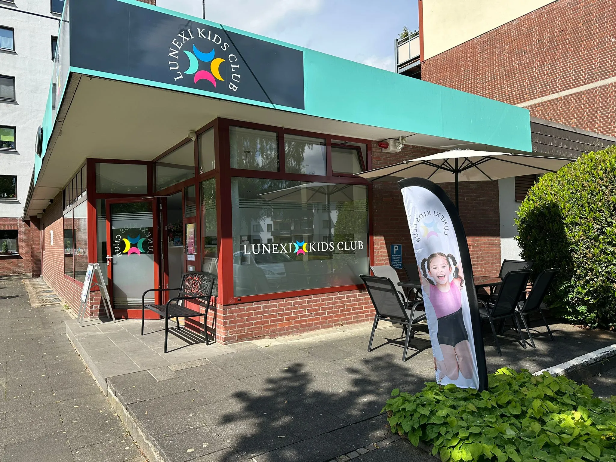 Einblick in die Turnhalle Lunexi Kids Club